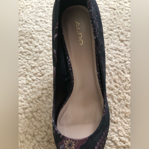 ALDO Sateen Floral Print Pointed-Toe Stiletto Pumps - Picture 13 of 13